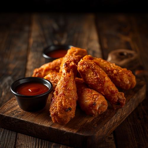 Chicken Wings mit 2 x Dips, 10 Stück