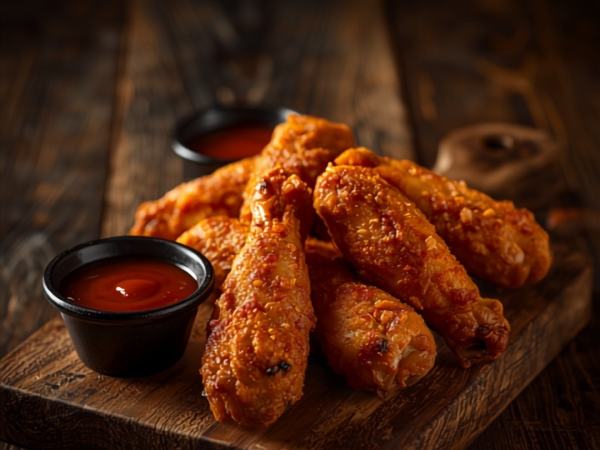 Chicken Wings mit 2 x Dips, 10 Stück